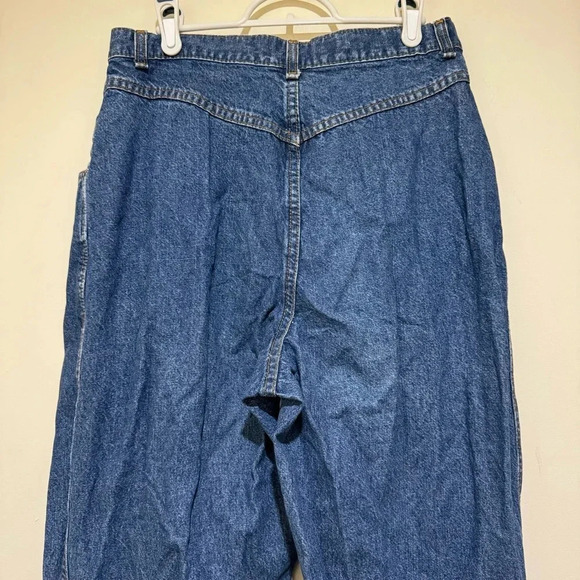 Women’s Vintage 90’s Blue Zone Brand High Waisted Baggy Denim Jeans  No Size Tag - Picture 10 of 16